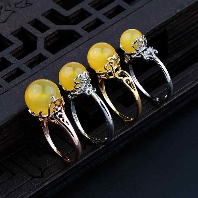 指輪 レディース 925シルバー 空枠 DIY ハンドメイド セッティングパーツ 石 琥珀 ターコイズ 宝石 ビーズ 台座 シンプル おしゃれ リング シルバー ゴールド ローズゴールド クロス 王冠 ローマ数字