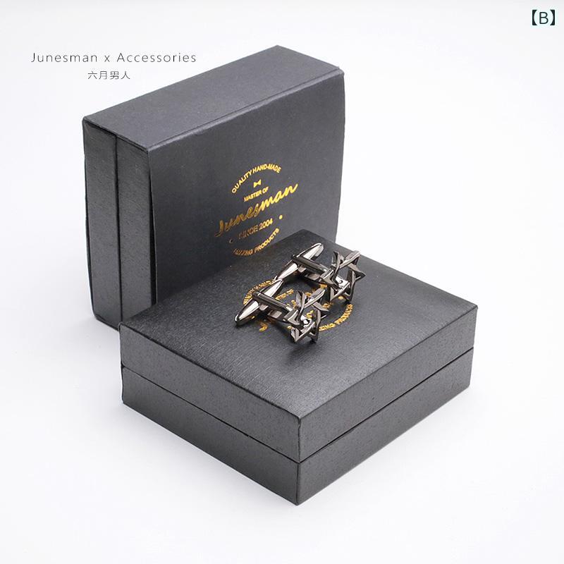 カフスボタン メンズ ハンドメイド フレンチカフス ビジネス フォーマル 銅製 電気メッキ エナメル加工 シャツ 袖口 小物 アクセサリー