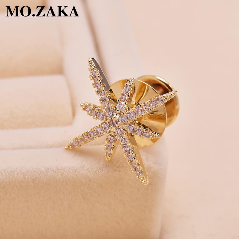 ブローチ レディース 防止 襟元 ラペルピン カーディガン シャツ スーツ かわいい 日韓風 合金製 星 月 雲 宇宙柄 シルバー ゴールド アクセサリー