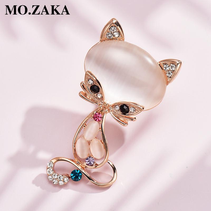 ブローチ レディース メンズ 男女兼用 かわいい カートゥーン 猫 クマ 豚 小動物モチーフ 合金製 ゴールド シルバー ジルコニア 人工宝石 セーター ジャケ...