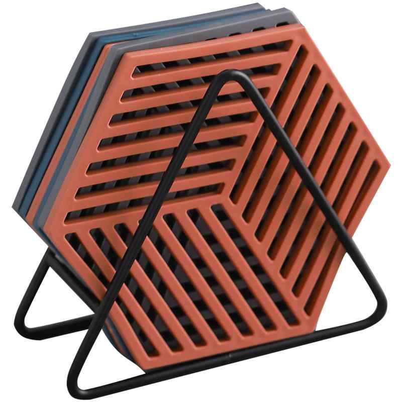 キッチン シリコン 耐熱マット 北欧風 ランチョンマット おしゃれ マカロンカラー 鍋敷き コースター 食卓 家庭用 食器 滑り止め