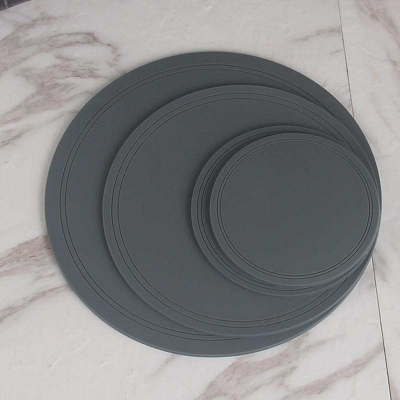 コースター マット 鍋敷き テーブルマット ランチョンマット プレートマット 断熱 耐熱 滑り止め 厚手 北欧風 おしゃれ 家庭用 ホテル用 ダイニング キッチン 茶道用 ゴム製 円形