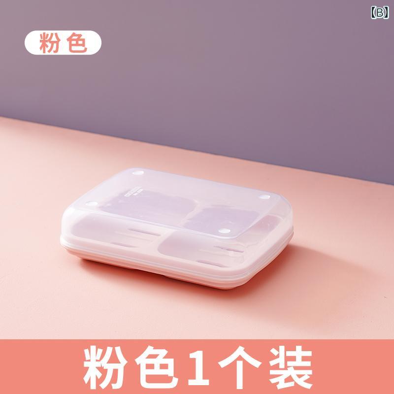 石鹸ケース 蓋 水切り 家庭用 二連式 ソープディッシュ 浴室 洗面所 石鹸置き 学生寮用 2個置き メッシュ式排水構造 シンプル 清潔感