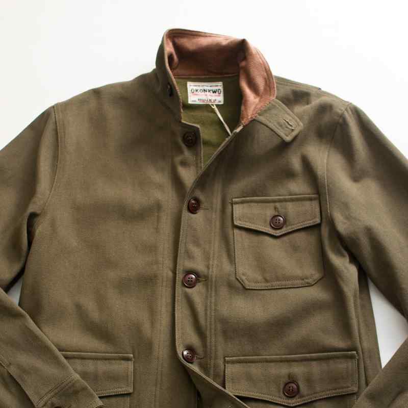 ジャケット メンズ アメカジ ミリタリー ワークスタイル レトロ コットン 厚手 裏起毛 秋冬物 ブルゾン..