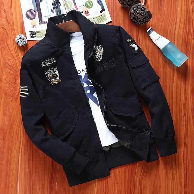 ジャケット メンズ ゆったり カジュアル 春秋 薄手 ウォッシュ加工 綿 アウトドア ワーク ミリタリー ..