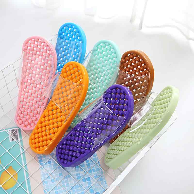 スリッパ 男女兼用 砂利 足裏マッサージ 健康サンダル 経穴刺激 血行促進 むくみ対策 疲労回復 リフレッシュ 家庭用 カップル ルームシューズ キャラクター 春秋 多色展開