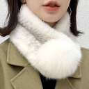 ファー ティペット レディース 秋冬 スヌード 暖かい 大きめ ポンポン ふわふわ 小物 アクセサリー かわいい おしゃれ 防寒 両面織り グレー 紺 茶 小顔...