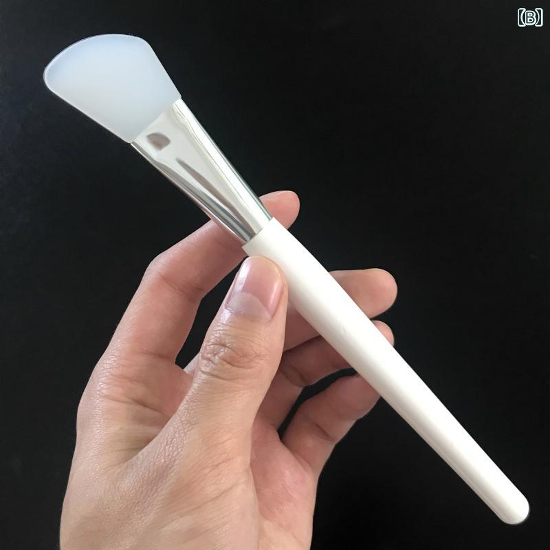 フェイスマスクブラシ シリコン ソフト毛 顔用 パック混ぜ棒 DIY スキンケア 自宅エステ 競技 塗布用 混合用 美容ツール メイクアップ用品