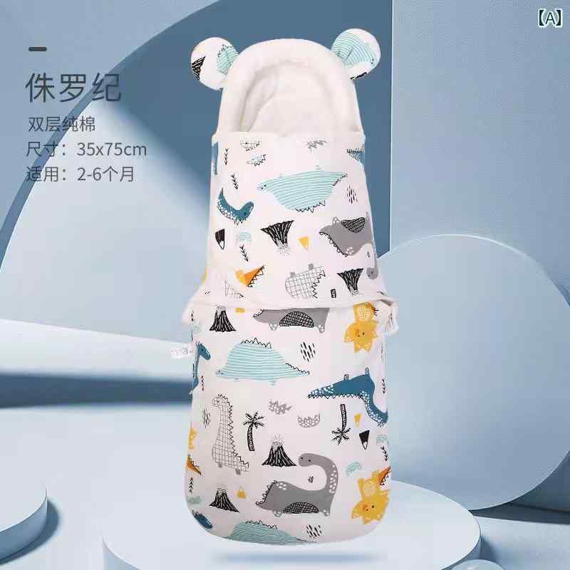 おくるみ 新生児 ベビー 赤ちゃん 0〜6ヶ月 スリーパー 抱っこ布団 綿 コットン 薄手 春夏秋 両開きフ..
