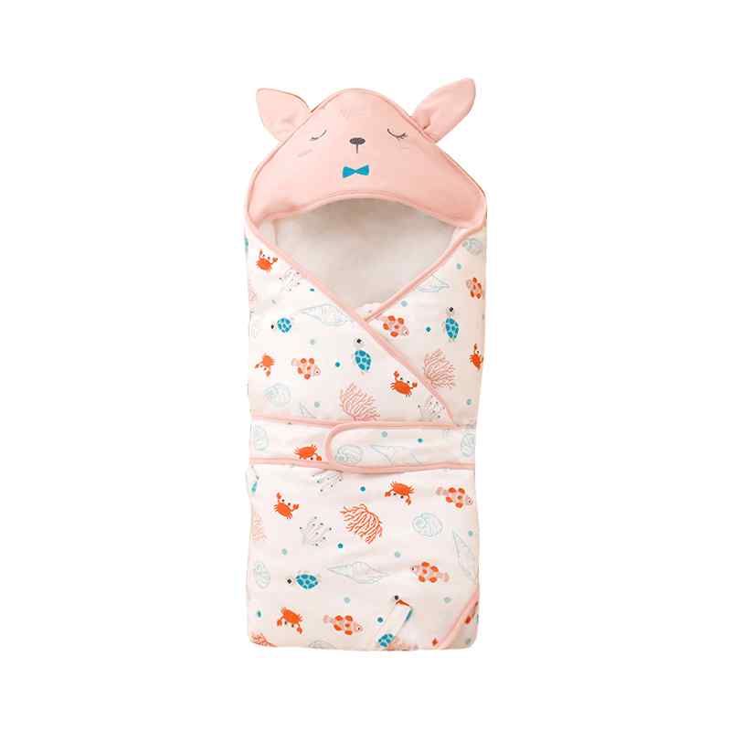 おくるみ 新生児 ベビー 春秋 綿 コットン スリーパー 抱っこ布団 モロー反射防止 びくつき防止 出産準..