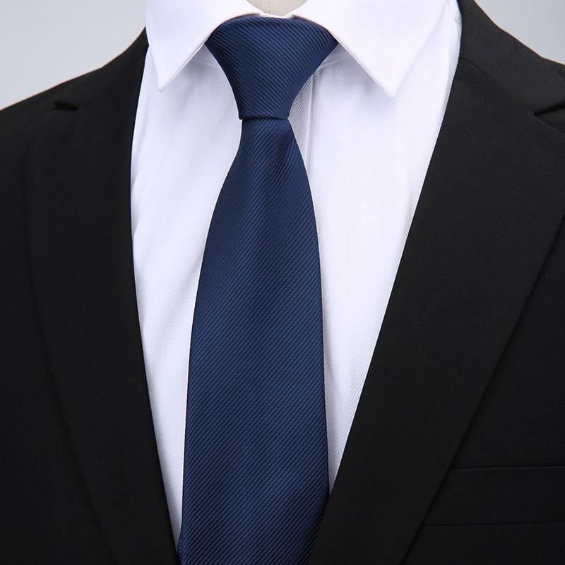 ネクタイ メンズ 男性用 ワンタッチ ジッパー式 イージータイ ビジネス フォーマル スーツ Yシャツ 制服 オフィス 仕事用 通勤 レギュラータイ ポリエステル 無地 幅8cm