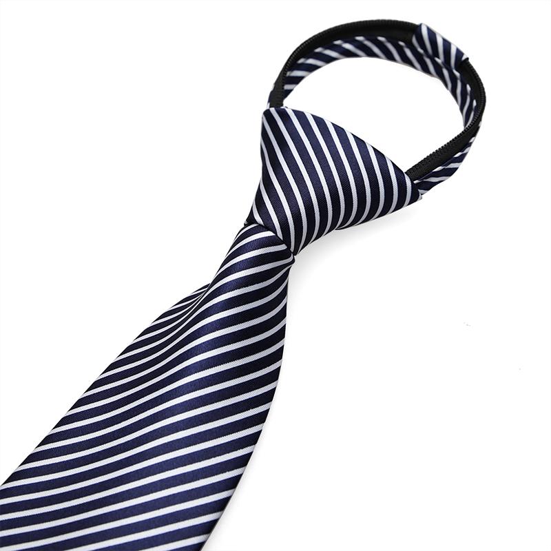 ブラウス レディース 女性用 オフィス ビジネス 銀行員 通勤 事務服 韓国風 学生 スクール ワンタッチ ジッパータイ ショート丈 ポリエステル ストライプ柄 赤 濃紺 黒白 黄