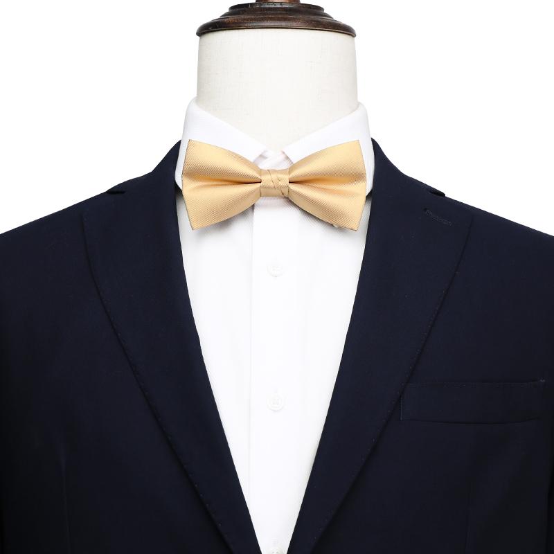 蝶ネクタイ メンズ 男性用 シャンパンカラー 結婚式 ウェディング 新郎 介添人 アッシャー ブリティッシュ フォーマル ボウタイ パーティー 二次会 披露宴 スーツスタイル ポリエステル 無地 上品