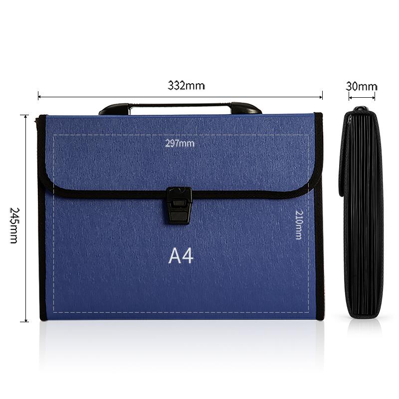 ファイルケース A4 じゃばら アコーディオンファイル 多層 多ポケット 仕切り 大容量 持ち運び オフィ..