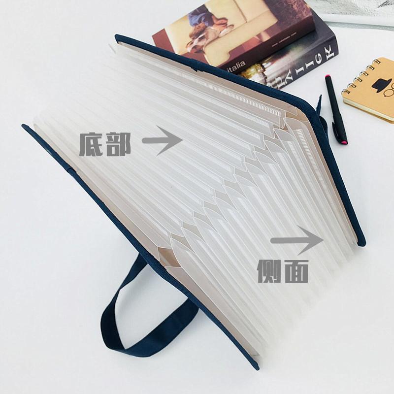 ファイルケース 学生用 テスト用紙 A4サイズ 手提げ オックスフォード生地 多機能 アコーディオン式 多層 書類整理 ビジネス オフィス 大容量 持ち運び