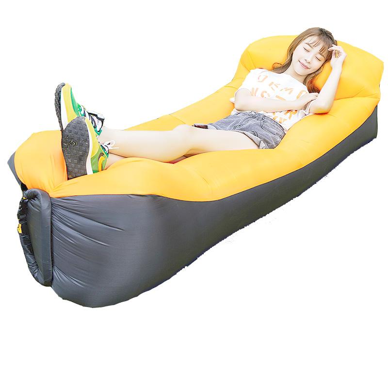 エアーソファ 1人用 ポータブル 折りたたみ 軽量 コンパクト エアーマット リクライニングチェア アウトドア キャンプ 公園 レジャー グランピング 快適 昼寝 仮眠