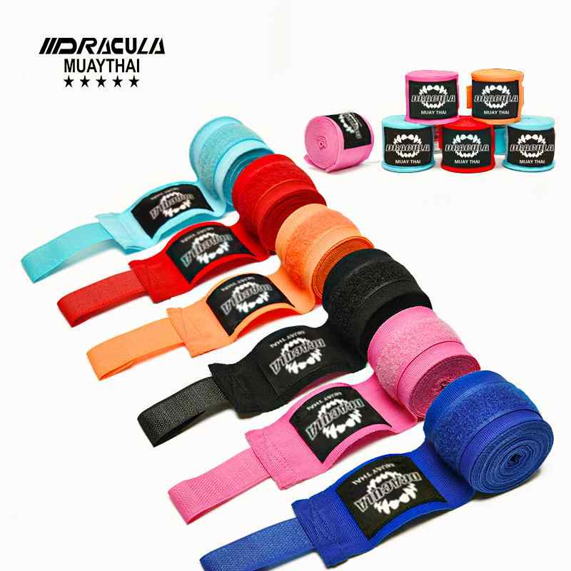 ボクシング 男女兼用 バンテージ 格闘技 ムエタイ 散打 練習用 トレーニング ハンドラップ 拳保護 グロ..