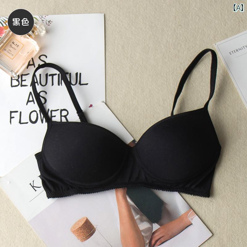 ブラジャー レディース ノンワイヤー 薄手 スポーツ 授乳 マタニティ バックホック フルカップ シンプル 快適 ルームウェア 2