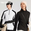 Tシャツ 男女兼用 メンズ レディース 吸汗速乾 通気性 軽量 伸縮性 長袖 スタンドカラー スポーツ アウトドア ランニング 登山 トレッキング ハイキング ...