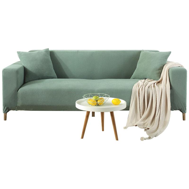 ソファカバー 伸縮性 ストレッチ 高弾力 レザー調 フルカバー 全面保護 オールシーズン 猫の爪とぎ防止 傷防止 無地 シンプル モダン 北欧風 汚れ防止