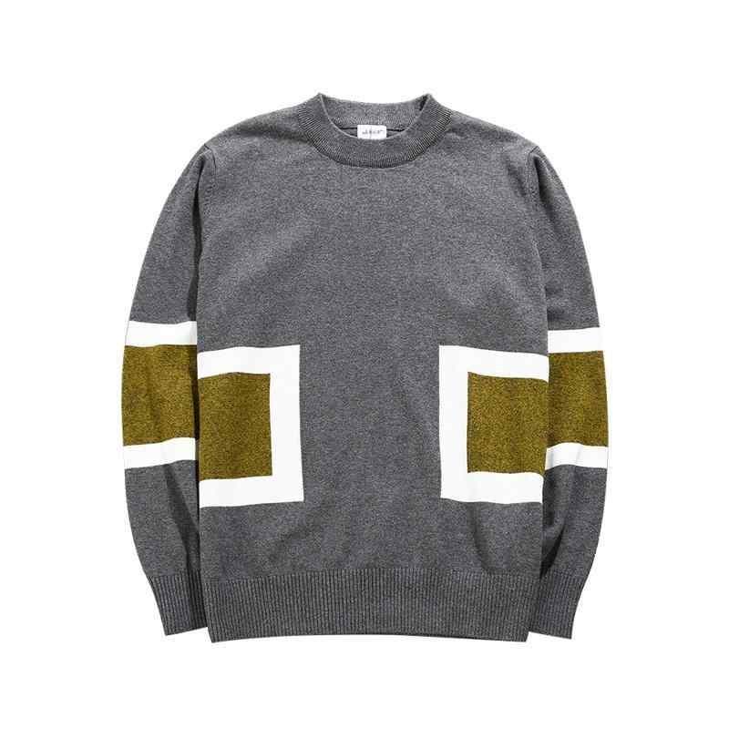 ニット 男の子 男の子 ボーイズ ジュニア クルーネック セーター プルオーバー 春秋 薄手 無地 ゆった..