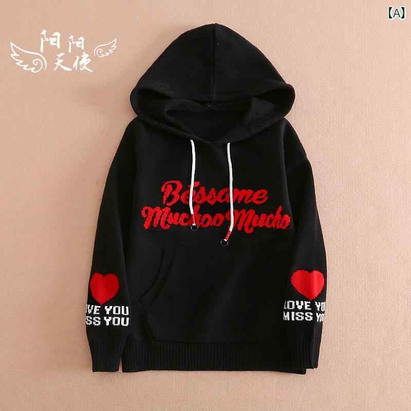 セーター キッズ 女の子 プルオーバー 長袖 フード アウター おしゃれ かわいい 春秋 韓国風 アクリル..