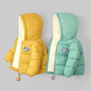 アウター キッズ ベビー 男の子 女の子 中綿コート 裏起毛 厚手 秋冬 防寒 暖かい 暖かい ジップアップ フード 通園 通学 普段使い カジュアル