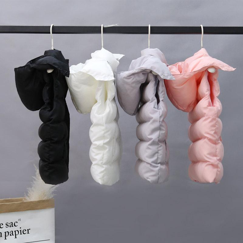 ベスト キッズ 男の子 女の子 ダウン風中綿ベスト 厚手 フード ジップアップ 防寒 暖かい あったか 無地 ブラック ピンク 秋冬(4.0)