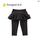 スカートレギンス ベビー 女の子 子供服 ボトムス 薄手 春秋 綿 コットン ストレッチ 伸縮性 普段使い カジュアル 重ね着風 重ね着風 着回し
