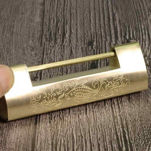南京錠 黄銅製 真鍮製 横型 アンティーク調 レトロ 中国風 家庭用 鍵 扉 ドア 家具 キャビネット 引き出し 門 物置 防犯 セキュリティ 施錠 南京錠 黄銅製 真鍮製 横型 アンティーク調 レトロ 中国風 家庭用 鍵 扉 ドア 家具 キャビネット 引き出し 門 物置 防犯 セキュリティ 施錠