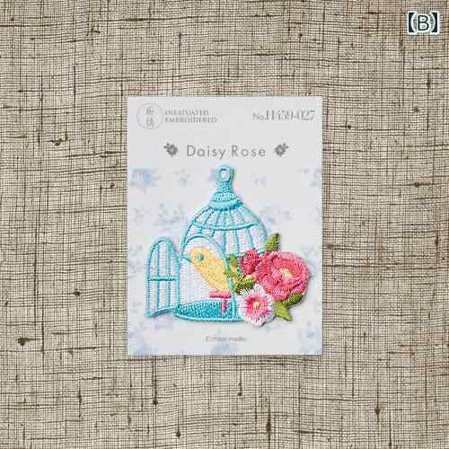 ワッペン 手作り 布製 花柄 フラワー 刺しゅう アイロン接着 アップリケ 衣類 洋服 補修 デコレーション リメイク がま口 手芸 DIY ハンドメイド 材料 パーツ