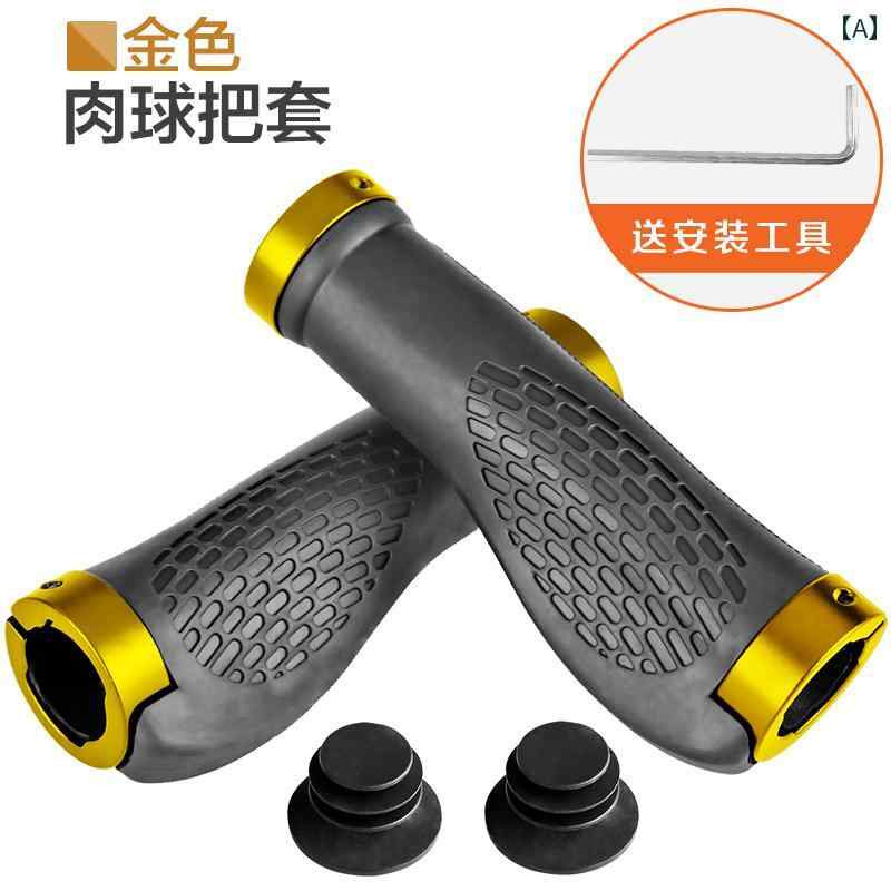 自転車 ハンドルグリップ マウンテンバイク ロードバイク クロスバイク ゴム製 滑り止め加工 ロックオ..