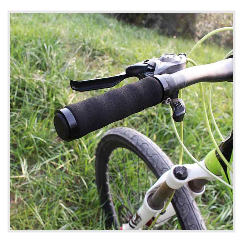 自転車 ハンドルグリップ スポンジフォーム マウンテンバイク MTB 滑り止め 衝撃吸...