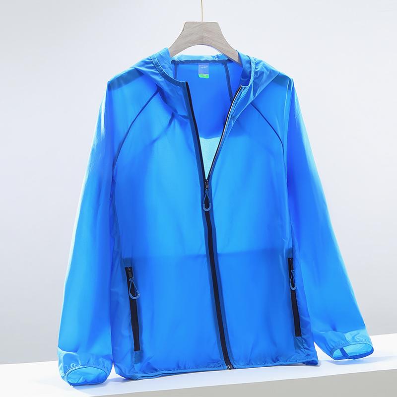 ジャケット 男女兼用 UVカット ウインドブレーカー 日よけ 薄手 軽量 接触冷感 吸湿速乾 通気性 ポリエステル 防水 スポーツ アウトドア 春夏 アウター