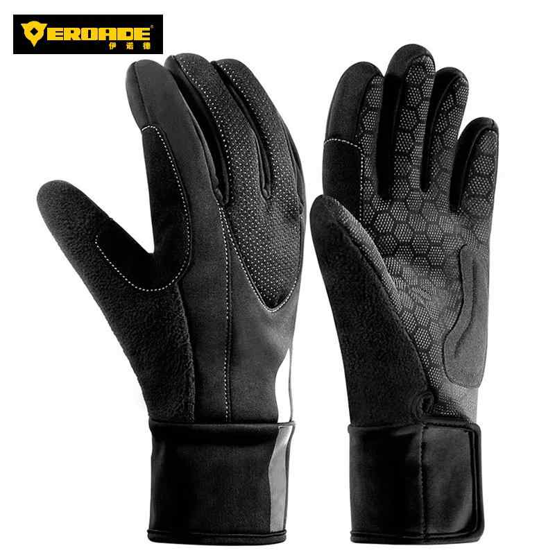 グローブ 男女兼用 ランニング サイクリング 自転車 スキー スポーツ 防風 防寒 暖かい 裏起毛 厚手 タ..