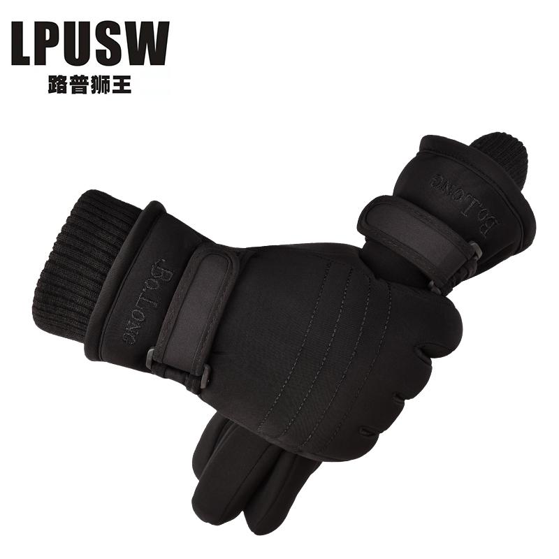 グローブ 手袋 男女兼用 冬用 スキー サイクリング バイク オートバイ 防風 防寒 暖かい タッチパネル スマホ 厚手 裏起毛 5本指 カップル ペア