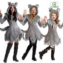 ハロウィン コスプレ キッズ オオカミ ステージ パフォーマンス コスチューム 衣装 レディース