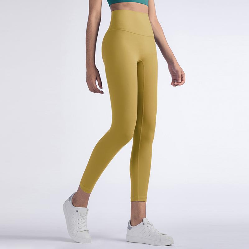 ヨガパンツ レディース ハイウエスト ヒップアップ シームレス ストレスフリー ナイロン スポーツレギンス フィットネス ランニング トレーニング ジム 吸湿速乾 9分丈