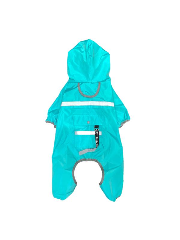 犬用 レインコート 小型犬 中型犬 柴犬 四脚 防水 防汚 オックスフォード生地 梅雨対策 お散歩グッズ ピンク ライトブルー イエロー