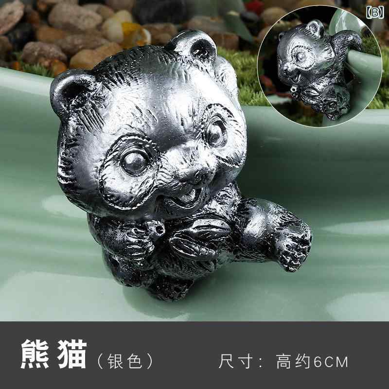 置物 動物 かわいい キャラクター ミニ 樹脂製 引っかけフック ガーデニング 室内 リビング 植木鉢 プランター テラリウム デコレーション オブジェ インテリア雑貨 プレゼント