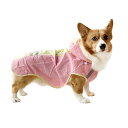犬用レインコート コーギー 柴犬 ボーダーコリー ゴールデンレトリバー など中大型犬 防水 雨具 防雨 梅雨対策 お腹保護 ポリエステル ピンク ブルーグリーン...