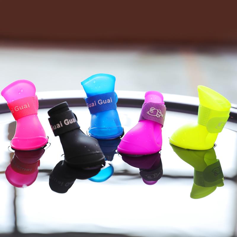 ドッグシューズ 防水 滑り止め レインブーツ 足カバー ペット用靴 中型犬 大型犬 アラスカンマラミュー..