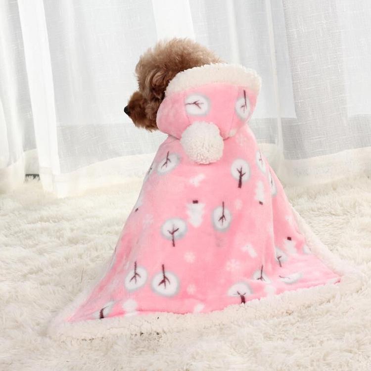 ペットベッド 犬 猫用 クッション マット 寝袋 毛布 ブランケット 暖かい 暖か テディ 小型犬 子犬 ピ..