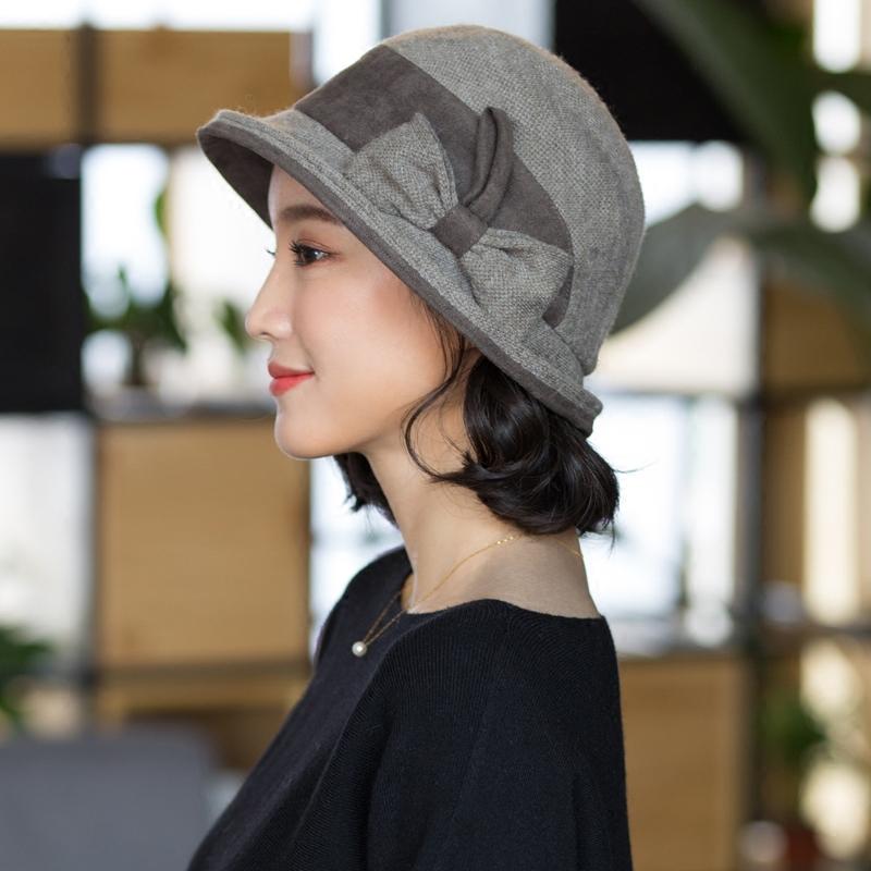 ハット レディース 秋冬 バケットハット クローシュハット おしゃれ レトロ ヴィンテージ クラシック ..