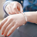 ブレスレット シルバー レディース スターリングシルバー ヤング ジュエリー キューブ シンプル オープンブレスレット アクセサリー