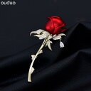 ラペルピン メンズ 結婚式 スーツ 襟 ブローチ アクセサリー おしゃれ 赤 青 薔薇 花 レディース ピン シンプル