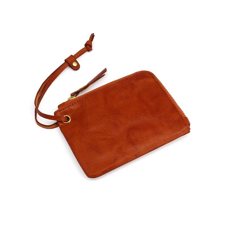 小銭入れ レディース 革 牛革 ファスナー レトロ ヴィンテージ ミニ財布 カードケース コインケース リ..