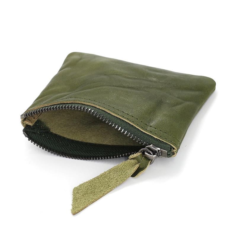 ミニ財布 メンズ 革 フルグレイン ベジタブルタンニンレザー 牛革 レトロ ヴィンテージ コンパクト 薄..