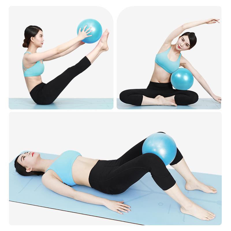 フィットネスボール レディース 女性用 ヨガ ピラティス ミニ 小型 極厚 防爆 体幹トレーニング ストレ..