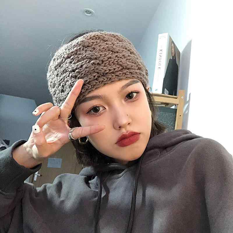 ヘアバンド レディース 毛糸 ニット ケーブル編み シンプル 幅広 洗顔 普段使い カジュアル 韓国風 お..